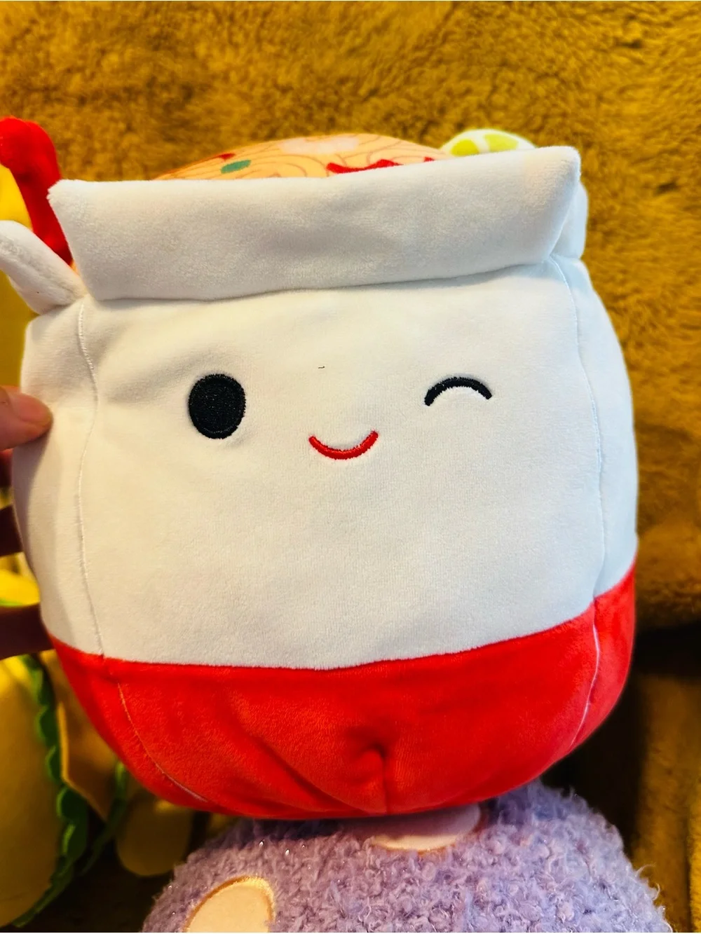 Squishmallows Mixed Character Plush Set - Purple, Yellow, Blue, Red, Cream